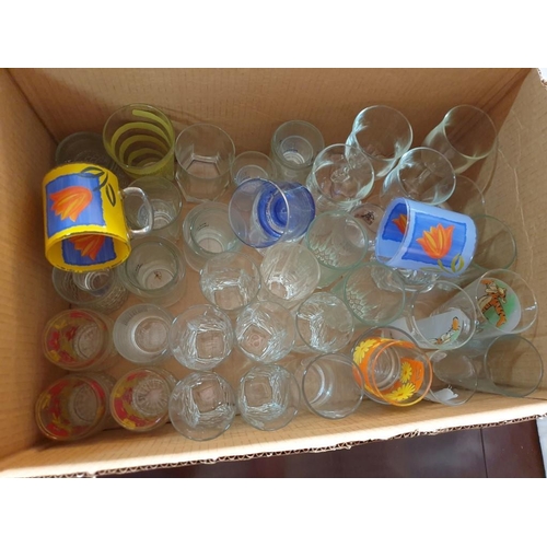 533 - Box of Assorted Glasses