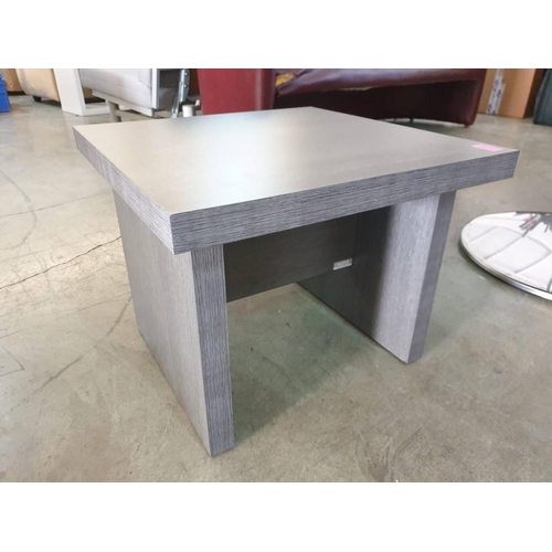 756 - Grey Ash Effect Side Table (Nora) (50cm x 50cm x 40cm0