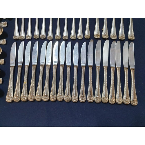 105 - Large Qty of Stainless Steel Flatware / Cutlery in the Cavalier Pattern