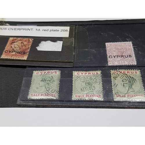 769 - Old Stamps Collection of Queen Victoria - Piastres, Cyprus