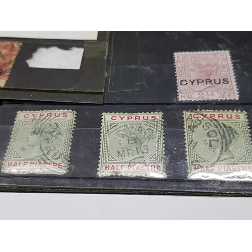 769 - Old Stamps Collection of Queen Victoria - Piastres, Cyprus