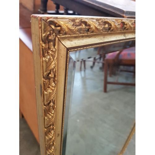 181 - Vintage Rectangular Mirror in Gilded Frame (80cm x 54cm)