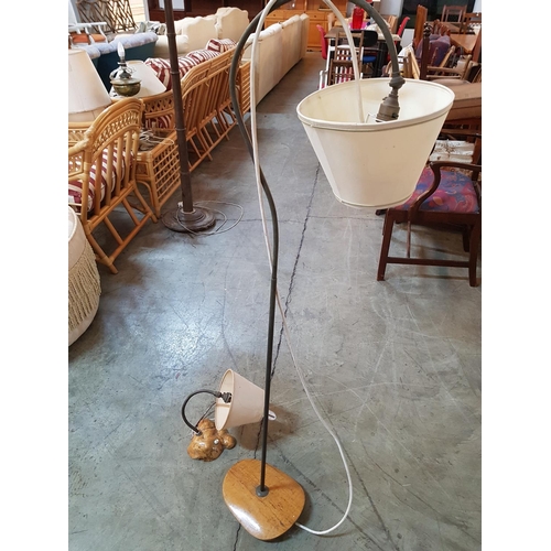 512 - Hand Craft Standing Floor Lamp and Matching Wall Light (Un-Tested)