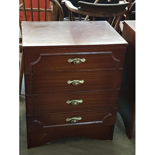 517 - Vintage Style / Old Fashion Office Desk with 5 - Drawers and Brass Decorative Handles (44.5cm x 100.... 