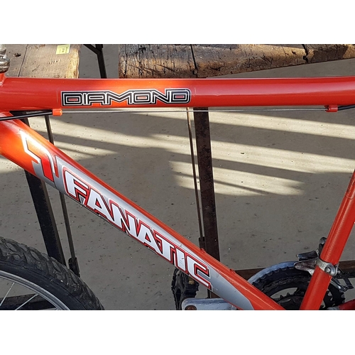 668 - Fanatic Diamond Red Mountain Bike