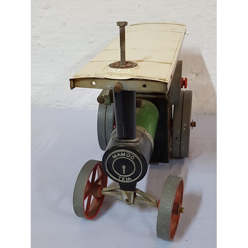 187 - Vintage Mamod Steam Tractor Model TE1A