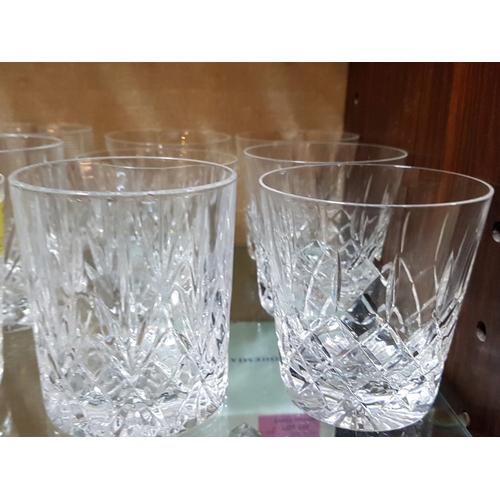 119 - 10 x Crystal Glass Tumblers