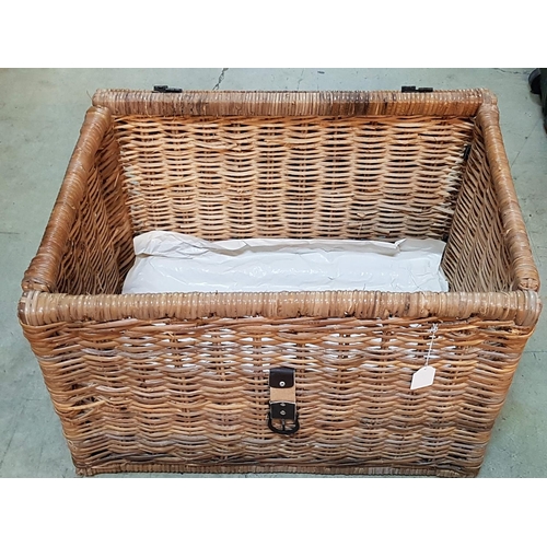 144 - Large Wicker Basket (L:70cm x H:50cm x W:50cm)