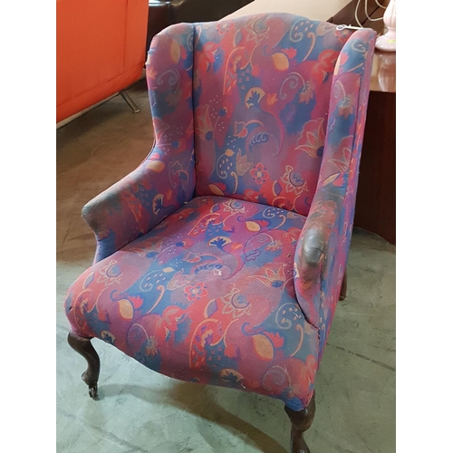 563 - Patterned Armchair (A/F)