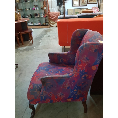 563 - Patterned Armchair (A/F)