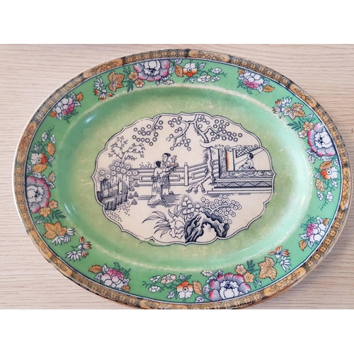 119 - Serving Plates; Chinese Pattern 