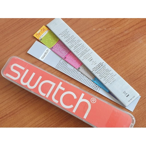 Swatch Watch, Model GE183 Screen View, Swiss Made, Orange  display picture 2