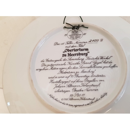 307 - Assorted Collection of Porcelain Decorative Plates inc Royal Worcester 