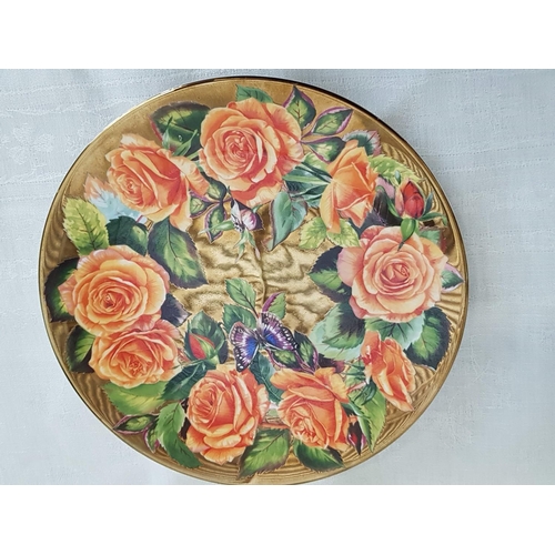 307 - Assorted Collection of Porcelain Decorative Plates inc Royal Worcester 