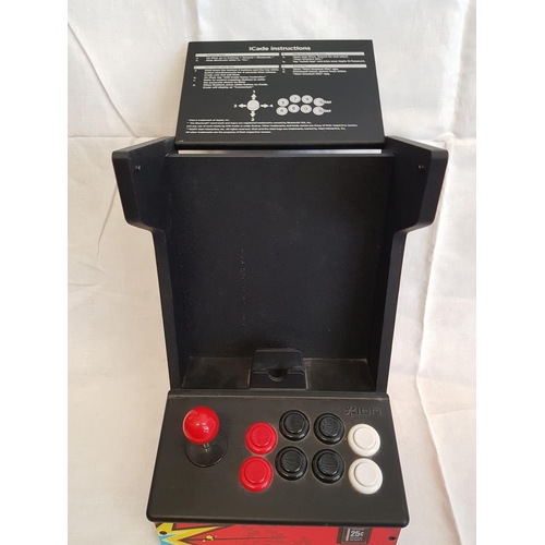 318 - Retro Style ION iCade Arcade Bluetooth Cabinet for iPad, (No Power Lead, Un-Tested)