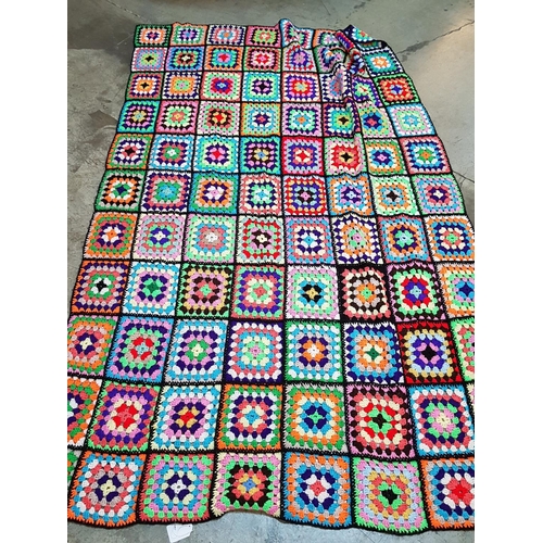 140 - Hand Craft Various of Knitted Bed Covers / Blanket (Blue 190cm x 120cm, Beige 190cm x 160cm and Mult... 