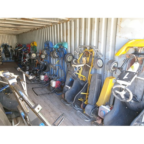 150A - Go-Karts and Container - ‘Business-in-a-box’!

This ‘job lot’ includes: 36 x Go-Karts and over 30 En... 