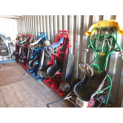150A - Go-Karts and Container - ‘Business-in-a-box’!

This ‘job lot’ includes: 36 x Go-Karts and over 30 En... 
