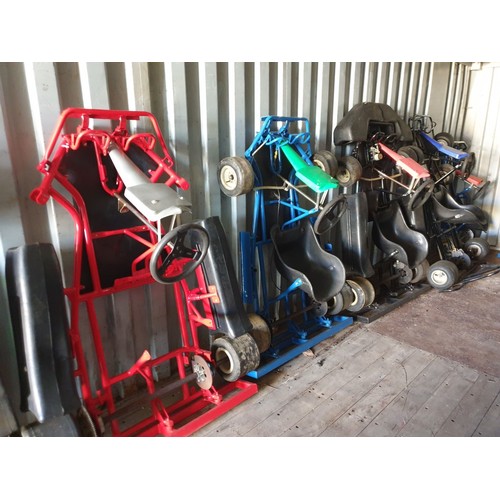 150A - Go-Karts and Container - ‘Business-in-a-box’!

This ‘job lot’ includes: 36 x Go-Karts and over 30 En... 