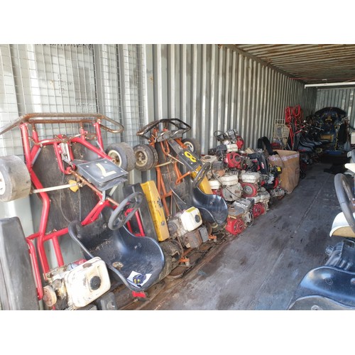 150A - Go-Karts and Container - ‘Business-in-a-box’!

This ‘job lot’ includes: 36 x Go-Karts and over 30 En... 