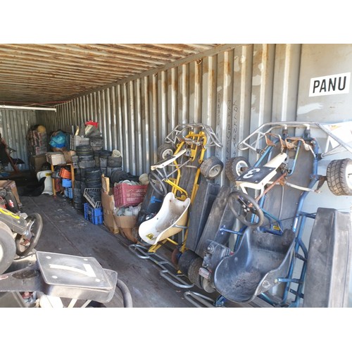 150A - Go-Karts and Container - ‘Business-in-a-box’!

This ‘job lot’ includes: 36 x Go-Karts and over 30 En... 