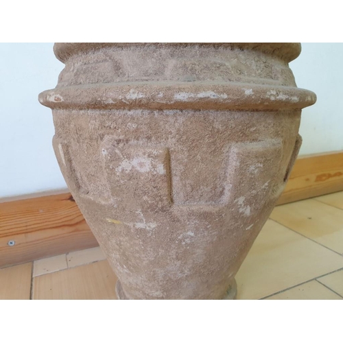 1A - Large Mexican Style Ceramic Pot / Vase, (Approx. H: 41cm x Ø 30cm max)