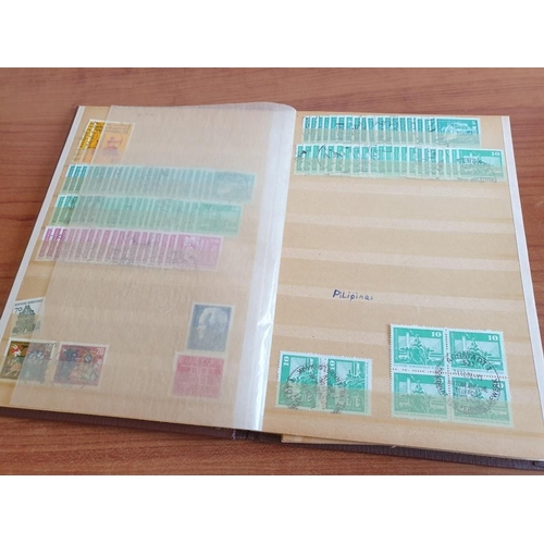 4 - 4 x Stamp Albums with Collection of Stamps, Mostly German