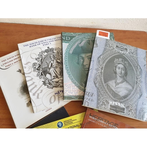 54 - Collection of 7 x World Banknote Catalogues (4 x Spink, 2 x Archives International Auctions and Heri... 