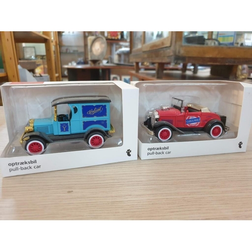 408 - 2 x Model Vehicles / Pull Back Cars in Original Box (2)