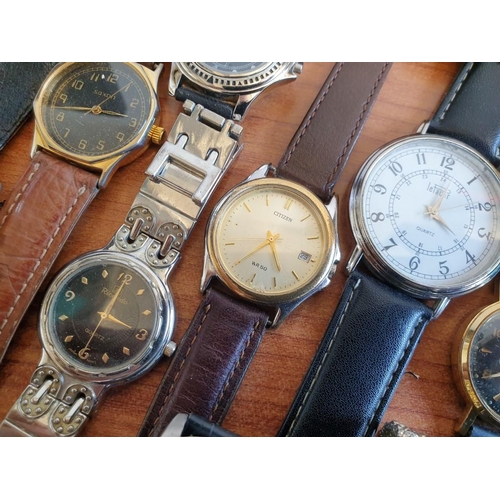 84 - Collection of 26 x Wrist Watches (See Multiple Photos in Catalogue), (Un-Tested)