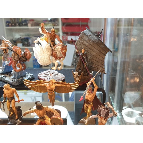 70 - Collection of 'Mythos Greek Gods' Die Cast Miniatures / Figurines, Mythological Heroes (Approx. 18 p... 