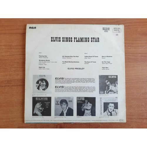 106 - Collection of Elvis Presley LP Vinyl Records inc Flaming Star, The 56 Sessions Volume 1, Im Presley ... 