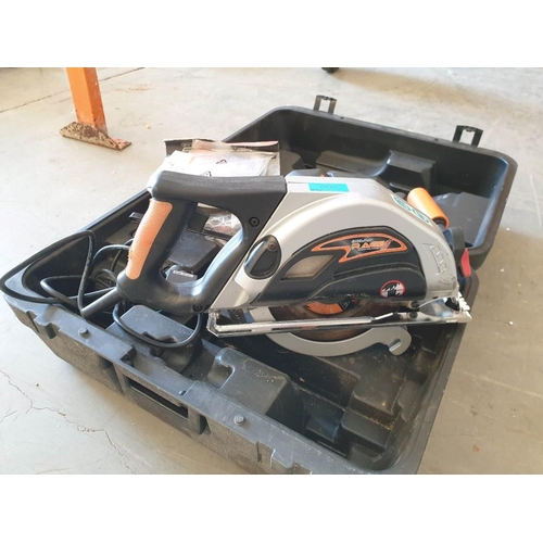 233 - Hi Tech Evolution Rage 7-1/4 Multi Purpose Circular Saw in Case *Working when Lotted*
