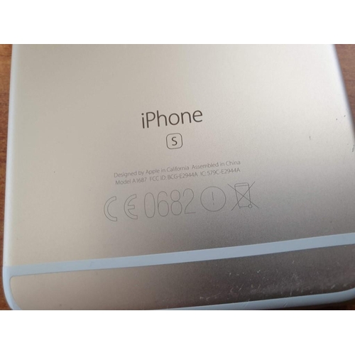 54 - Apple iPhone 6S Plus (Model A1687), 32GB, Unlocked and Reset, Tested and Working, (Adapter Cable and... 