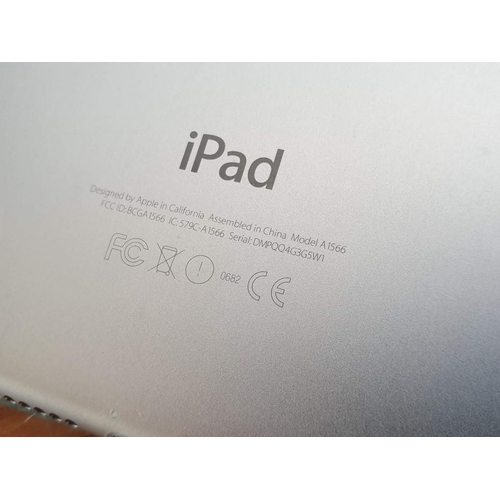 56 - Apple iPad Air 2 (Model A1566) 128GB, Passcode 123456 with Canvas Carry Sleeve / Cover, USB Cable an... 