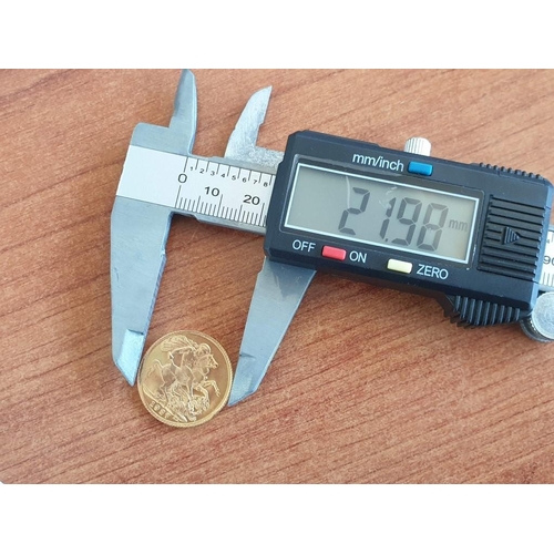 31 - Replica Gold Coin, 21ct Gold, Approx 8.1g, Ø22mm (with Arabic Hallmarks)