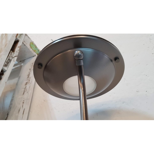 328 - Modern Chrome Standing Floor Lamp (Un-Tested)