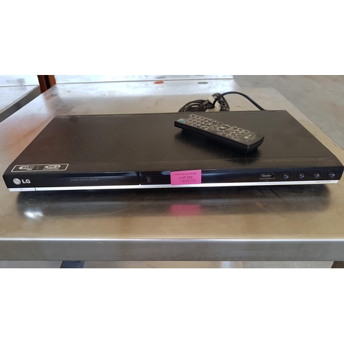 353 - LG DVD Player with R/C