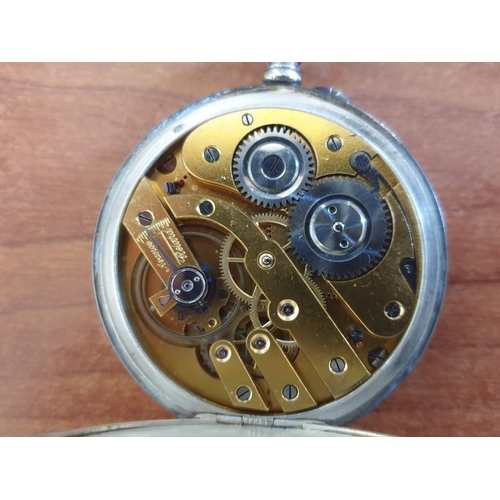 184 - Vintage French Pocket Watch in .800 Silver Case, Lever Set, Manual Wind (Running when Lotted) in Yel... 