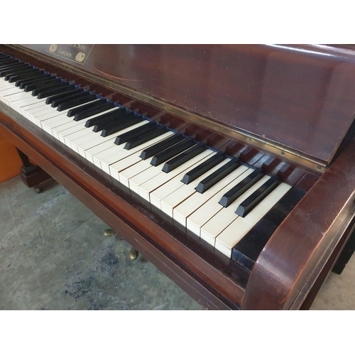 310 - H. Hicks & Son, London Upright Piano; Iron Frame in Wood Case (Serial No 31966) (135cm x 58cm x 120c... 