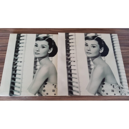 314 - Audrey Hepburn Icon of the 60's Photo Print (x2) (40cm x 40cm each)