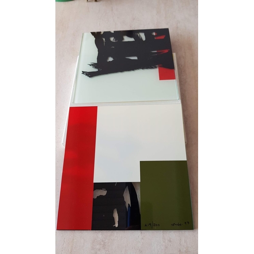 331 - Julio Round Edition No. 8 2 x Limited Edition Tiles / Signed Boxed