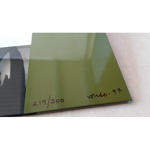 331 - Julio Round Edition No. 8 2 x Limited Edition Tiles / Signed Boxed