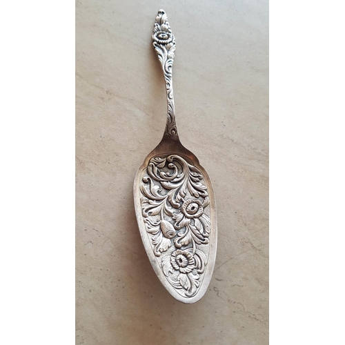 338 - Vintage Dutch Silver Plated EPNS Cake Server / Slice and Vintage Danish Silver Plated Cake Slicer