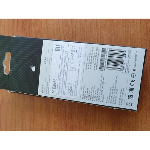 345 - Mi Band 3 Fitness / Health Watch, Model XMSHO5HM with Boc *Working when Lotted*