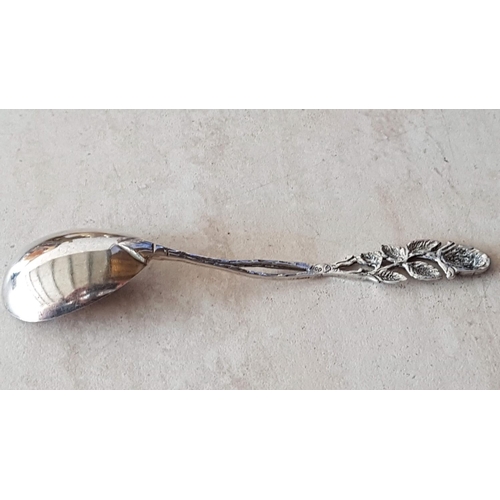 340 - 3 x Solid Silver Hallmarked Spoons (1 x .835 West Germany, 2 x .800)