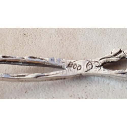 340 - 3 x Solid Silver Hallmarked Spoons (1 x .835 West Germany, 2 x .800)