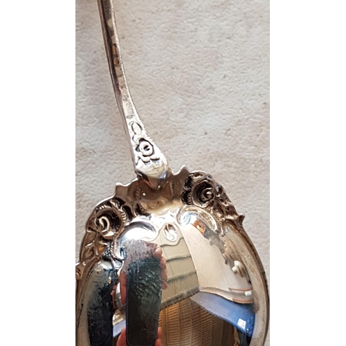 340 - 3 x Solid Silver Hallmarked Spoons (1 x .835 West Germany, 2 x .800)