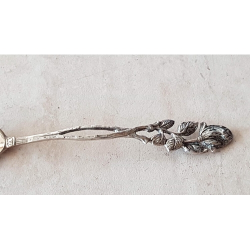 340 - 3 x Solid Silver Hallmarked Spoons (1 x .835 West Germany, 2 x .800)