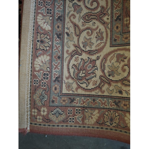 262 - Pink Floral Pattern Carpet (2.9m x 2m)